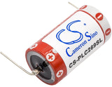 Battery for Maxell ER17/33 ER17/33 3.6V Li-SOCl2 1600mAh / 5.76Wh