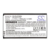 Battery for Plum E700  PM-BATE700 3.7V Li-Polymer 1550mAh / 5.74Wh