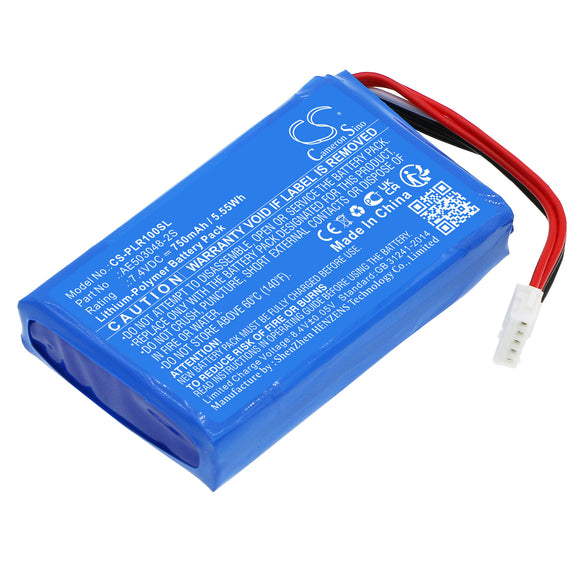 Battery for Polaroid Zip  AE503048-2S 7.4V Li-Polymer 750mAh / 5.55Wh