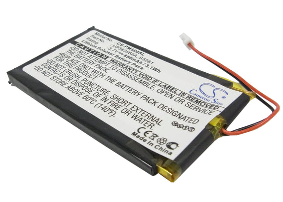 Battery for Palm M515 IA1TB12B1, ICF383461, LAB363562B, PA1371, S3261, UP383562A