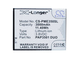 Battery for Prestigio MultiPhone 3501 DUO PAP3501 DUO 3.8V Li-ion 3000mAh / 11.4