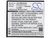 Battery for Prestigio MultiPhone 4025 Duo PAP4020 DUO 3.7V Li-ion 1200mAh / 4.44