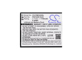 Battery for Prestigio MultiPhone 4500 Duo PAP4500 DUO 3.7V Li-ion 1750mAh / 6.48