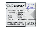 Battery for Prestigio PAP5044 DUO PAP5044 DUO, PAP5044BA 3.7V Li-ion 1900mAh / 7