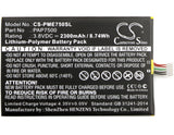 Battery for Prestigio MultiPhone 7500 PAP7500 3.8V Li-Polymer 2300mAh / 8.74Wh