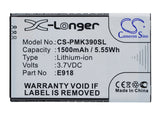Battery for PHICOMM K390V E918 3.7V Li-ion 1500mAh / 5.55Wh
