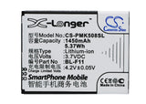 Battery for PHICOMM F11 BL-F11 3.7V Li-ion 1450mAh / 5.37Wh