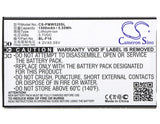 Battery for PHICOMM W520CN BL-F16 3.7V Li-ion 1500mAh / 5.55Wh