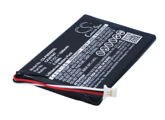 Battery for Pandigital Novel 6 CA397647 3.7V Li-Polymer 1500mAh / 5.55Wh