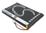 Battery for Sony Portable Reader PRS-505 1-756-769-11, 8704A41918, LIS1382(J) 3.