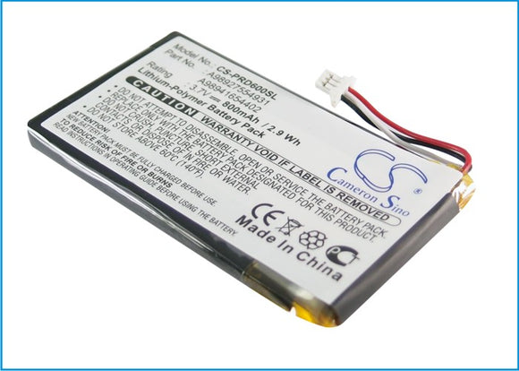 Battery for Sony PRS-600/RC A98927554931, A98941654402 3.7V Li-Polymer 800mAh