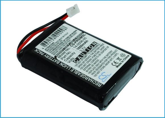 Battery for Palm Visor Prism 14-0006-00 3.7V Li-ion 1600mAh