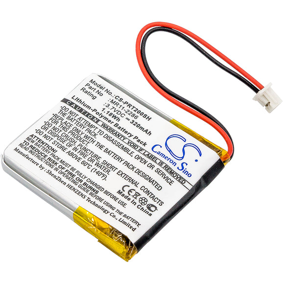 Battery for Casio PRT-2GP MR11-2286 3.7V Li-Polymer 320mAh / 1.18Wh