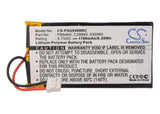 Battery for Philips Pronto TSU-9300 530065, C29943, PB9400 3.7V Li-Polymer 1700m