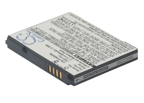 Battery for AT&T P6020 PBR-55J 3.7V Li-ion 950mAh / 3.5Wh