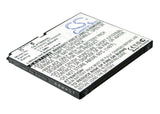 Battery for Pantech Vybe BTR8992, BTR8992B 3.7V Li-ion 900mAh / 3.33Wh