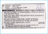 Battery for Pantech A100 PBS-A100 3.7V Li-ion 650mAh