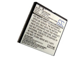 Battery for Sky IM-A730S BAT-6700M 3.7V Li-ion 1500mAh / 5.55Wh