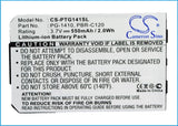 Battery for Pantech C120 PBR-C120, PG-1410 3.7V Li-ion 550mAh