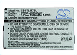 Battery for Pharos Traveler 117 6027B0043001, A83TA040F, PZX91 3.7V Li-ion 1350m