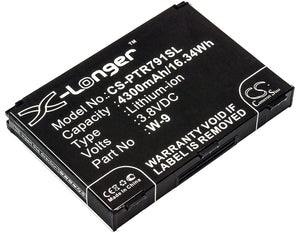 Battery for AT&T Unite Explore 308-10013-01, W-9, W-9B 3.8V Li-ion 4300mAh / 16.