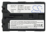 Battery for Sony DCR-PC101 NP-FM70, NP-FM71, NP-QM70, NP-QM71 7.4V Li-ion 2800mA