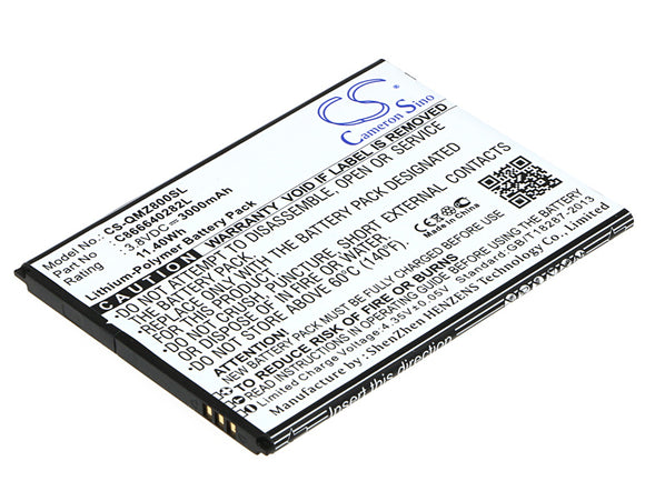 Battery for BLU Life OneXL C866639282L, C866640282L 3.8V Li-Polymer 3000mAh / 11