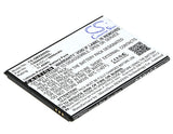 Battery for BLU L050 C866639282L, C866640282L 3.8V Li-Polymer 3000mAh / 11.40Wh
