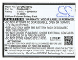 Battery for BLU L050 C866639282L, C866640282L 3.8V Li-Polymer 3000mAh / 11.40Wh