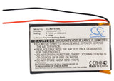 Battery for RAC 515F LP053450 1S1P 3.7V Li-Polymer 850mAh / 3.15Wh