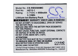 Battery for Xiaomi Yi YDXJ01XY 3.7V Li-ion 850mAh / 3.15Wh