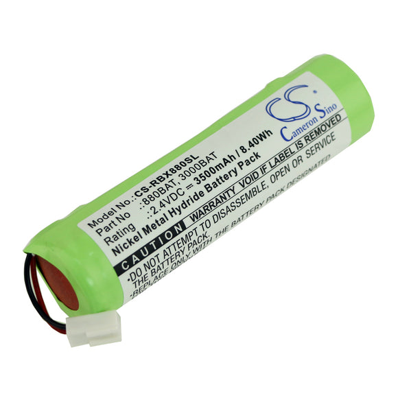 Battery for RedBack Laser CXR880 3000BAT, 880BAT 2.4V Ni-MH 3500mAh / 8.40Wh