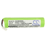 Battery for RedBack Laser CXR880 3000BAT, 880BAT 2.4V Ni-MH 3500mAh / 8.40Wh