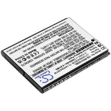 Battery for Cricket U102AC TL14H504357W 3.7V Li-ion 1300mAh / 4.81Wh