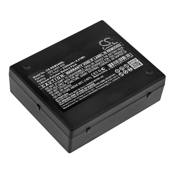 Battery for RAE QRAE II Gas Monitor Detector 020-3402-000 3.7V Li-Polymer 2300mA