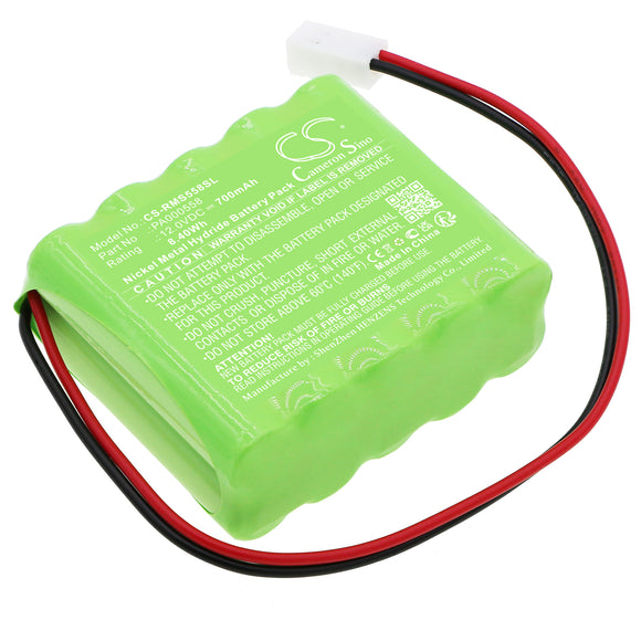 Battery for Roma Roma Rollladen 4508470 PA000558 12.0V Ni-MH 700mAh / 8.40Wh