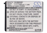 Battery for RAZER Mamba RC03 FT703437PP, RZ03-00120100-0000 3.7V Li-ion 900mAh /