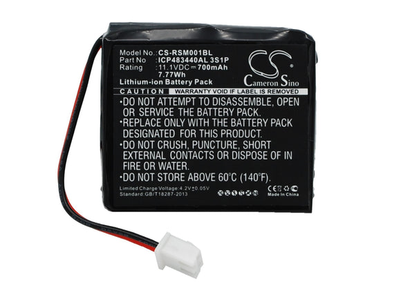 Battery for Ratiotec Soldi Smart ICP483440AL 3S1P 11.1V Li-ion 700mAh / 7.77Wh