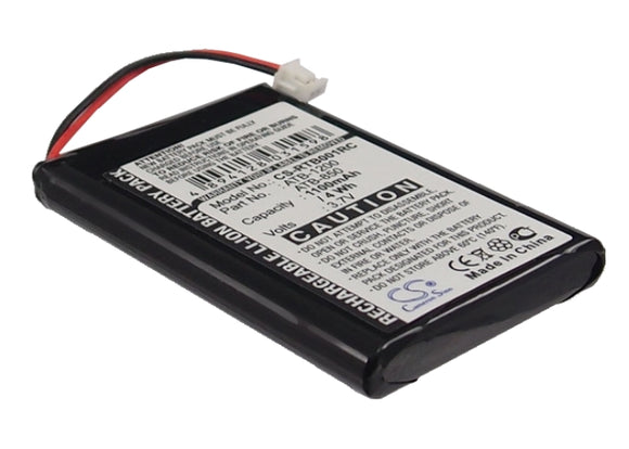 Battery for RTI T2B ATB-1200 3.7V Li-ion 1100mAh