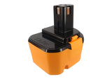 Battery for Ryobi CCD1201 1400143, 1400652, 1400652B, 1400670, 4400005, B-8286, 