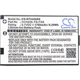 Battery for Reely GT4 EVO 1410409, FS-iT4S 3.7V Li-ion 1700mAh / 6.29Wh