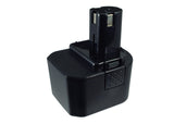 Battery for Ryobi BID-1230 B-1203F2, B-1220F2, B-1222H, B-1230H 12V Ni-MH 3000mA