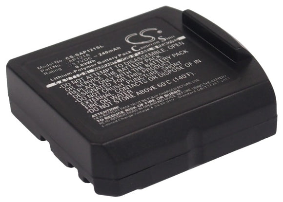 Battery for Sarabec InfraLight Swing AP121A 3.7V Li-Polymer 240mAh / 0.89Wh