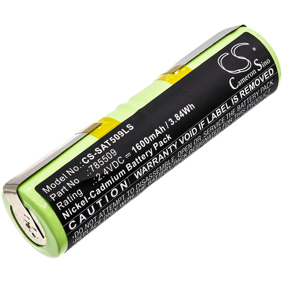Battery for SAFT 785509 2.4V Ni-CD 1600mAh / 3.84Wh