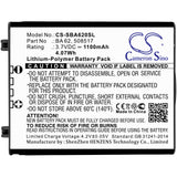 Battery for Sennheiser L 6000 508517, BA 62 3.7V Li-Polymer 1100mAh / 4.07Wh