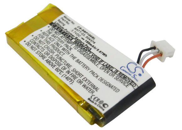 Battery for Sennheiser SD Pro1 504374, BATT-03 3.7V Li-Polymer 180mAh / 0.67Wh