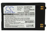 Battery for Samsung VP-X300L SB-P240A, SB-P240ABC, SB-P240ABK 3.7V Li-ion 2400mA