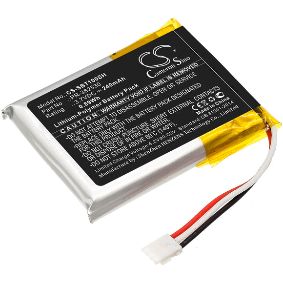 Battery for Suunto Ambit 3 PR-382530 3.7V Li-Polymer 240mAh / 0.89Wh