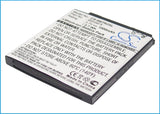 Battery for Sharp FX BSHAFX, BTR2 3.7V Li-ion 1000mAh