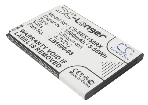 Battery for 4G System XSBox GO LB1500-03 3.7V Li-ion 1500mAh / 5.55Wh
